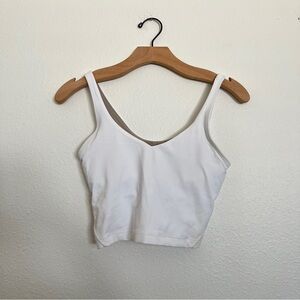 white lululemon align tank